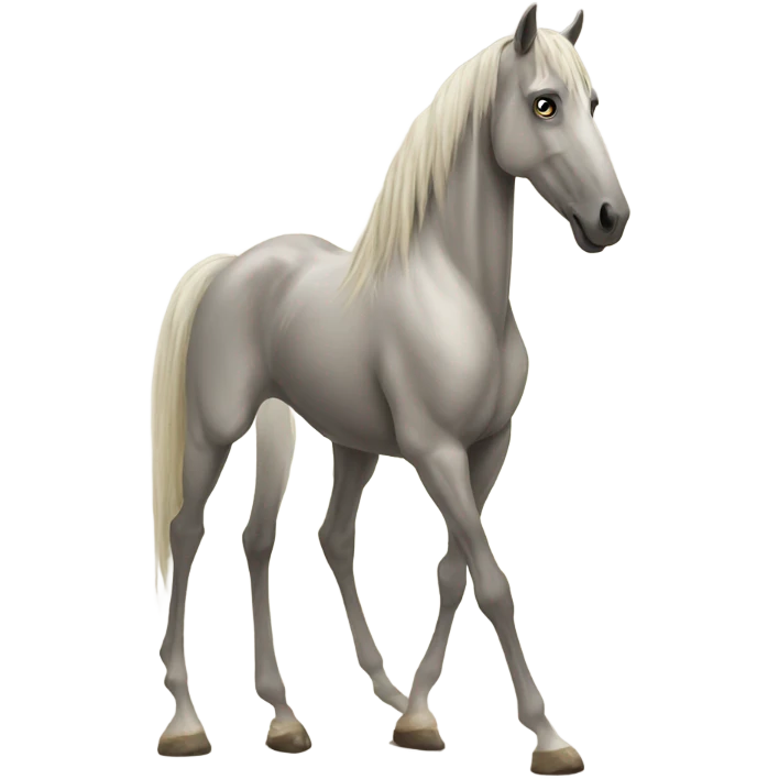 Horse with really long legs emoji