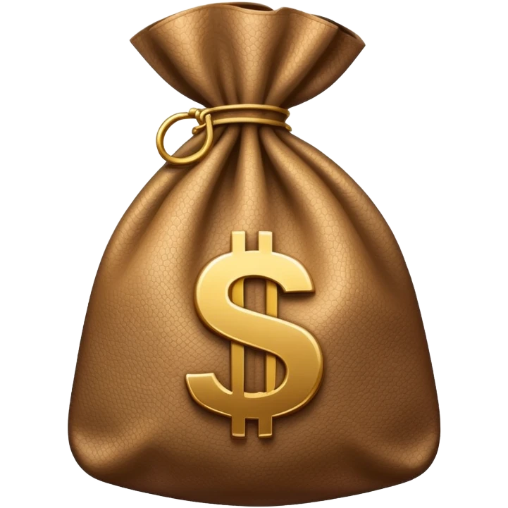 Money bag with dollar sign emoji
