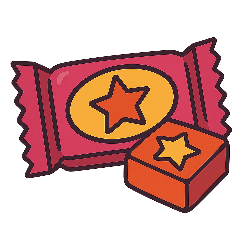starburst candy emoji