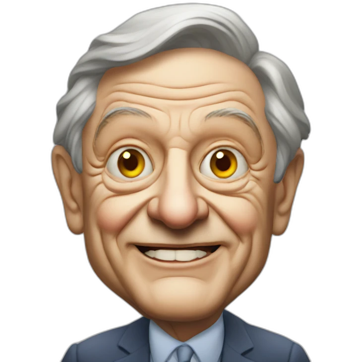 George Soros clown emoji