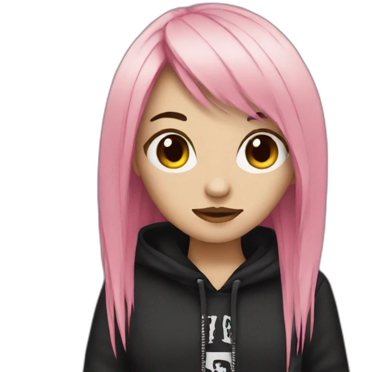 emo girl emoji