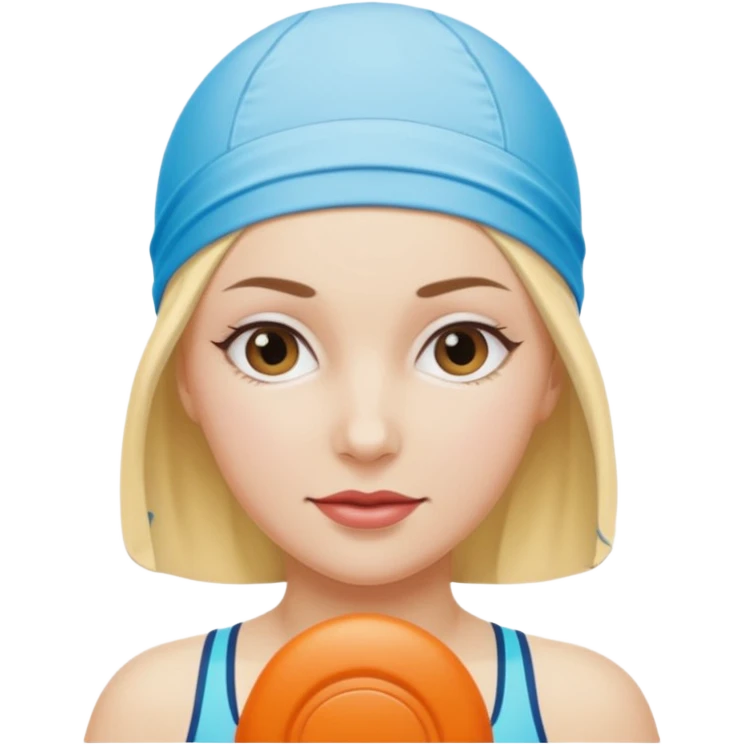 woman swim cap emoji