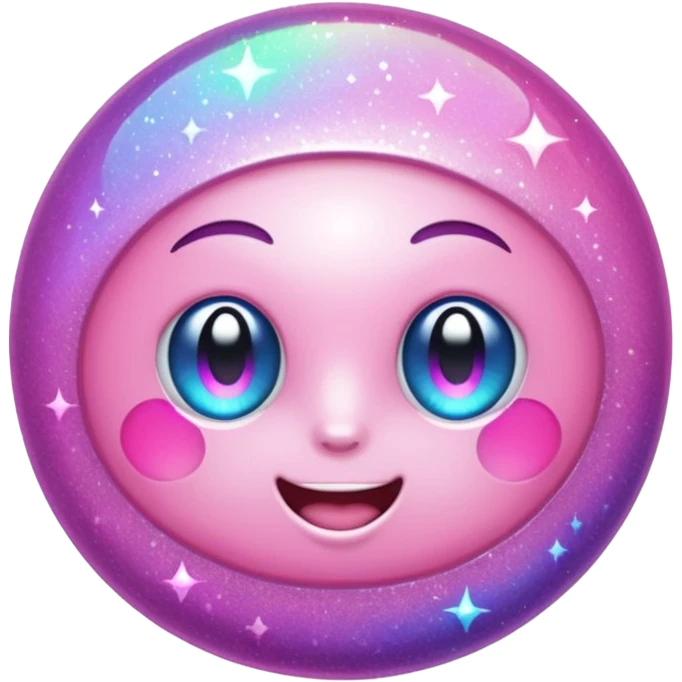 glitter pink game emoji