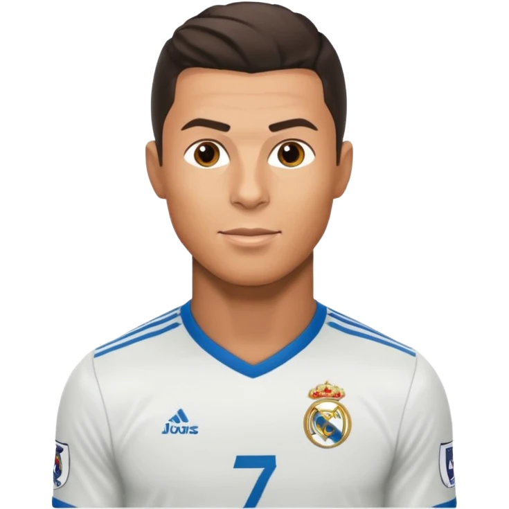Cristiano Ronaldo, famous footballer emoji