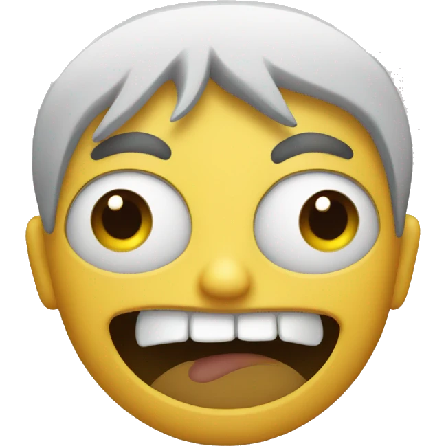 freaky face emoji