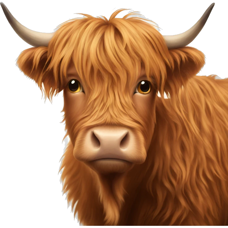 highland cow emoji