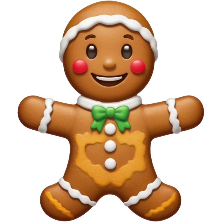 Mosolygós mézeskalács  emoji