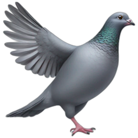 dancing pigeon emoji