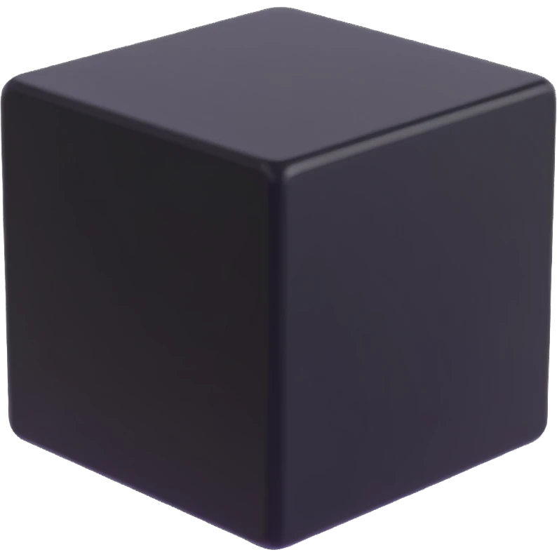 black cube emoji