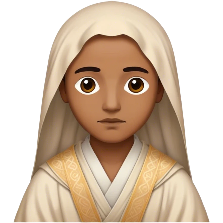 Cinematic Realistic Rumi Portrait Emoji, depicted as a mystical poet with soulful eyes and flowing traditional robes, rendered with delicate textures and ethereal soft lighting that captures his transcendent spiritual wisdom. emoji