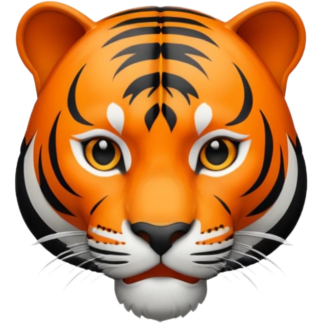 Black tiger emoji