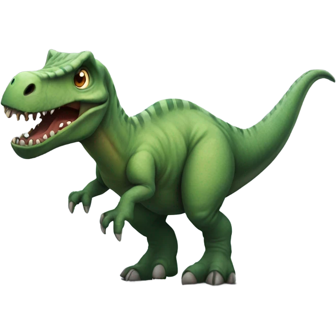 Scary dinosaur  emoji