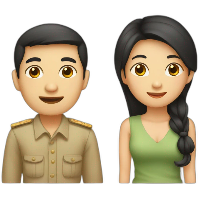Couple vietnamien  emoji