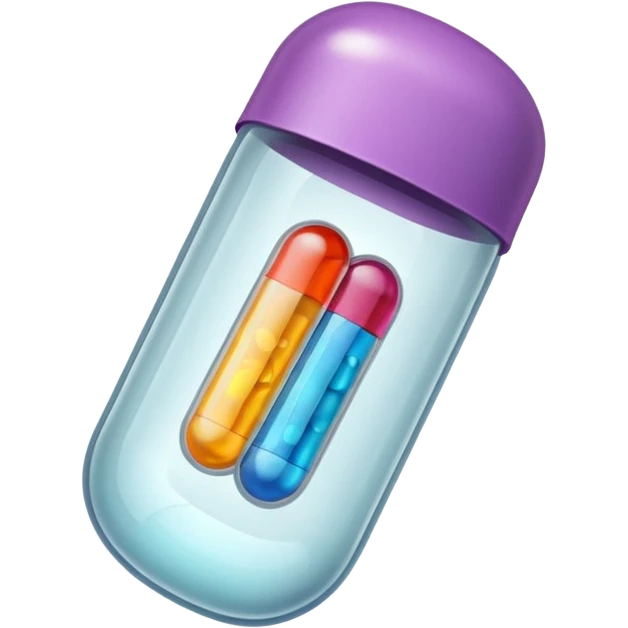 a medicine capsule emoji