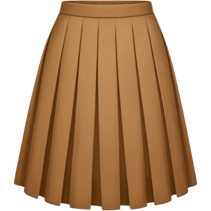 skirt brown emoji