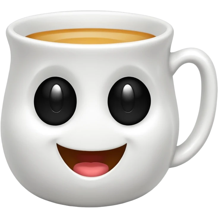 ghost shaped cup emoji