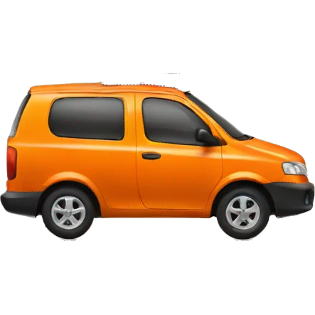 ORANGE delivery CAR emoji