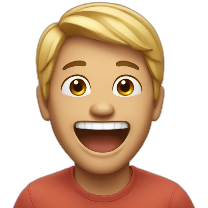 Laughing out loud emoji