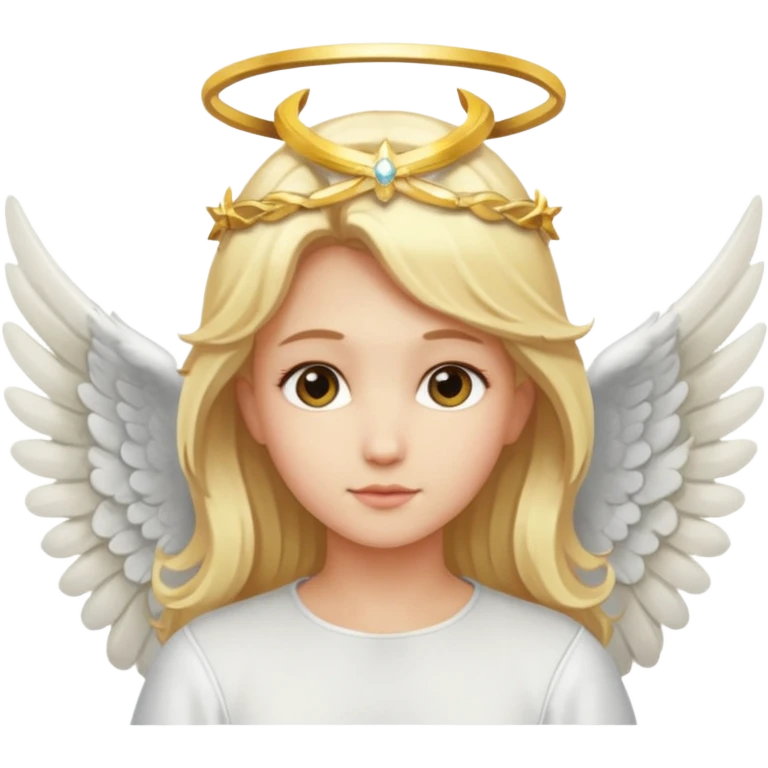 angel with wings and halo emoji