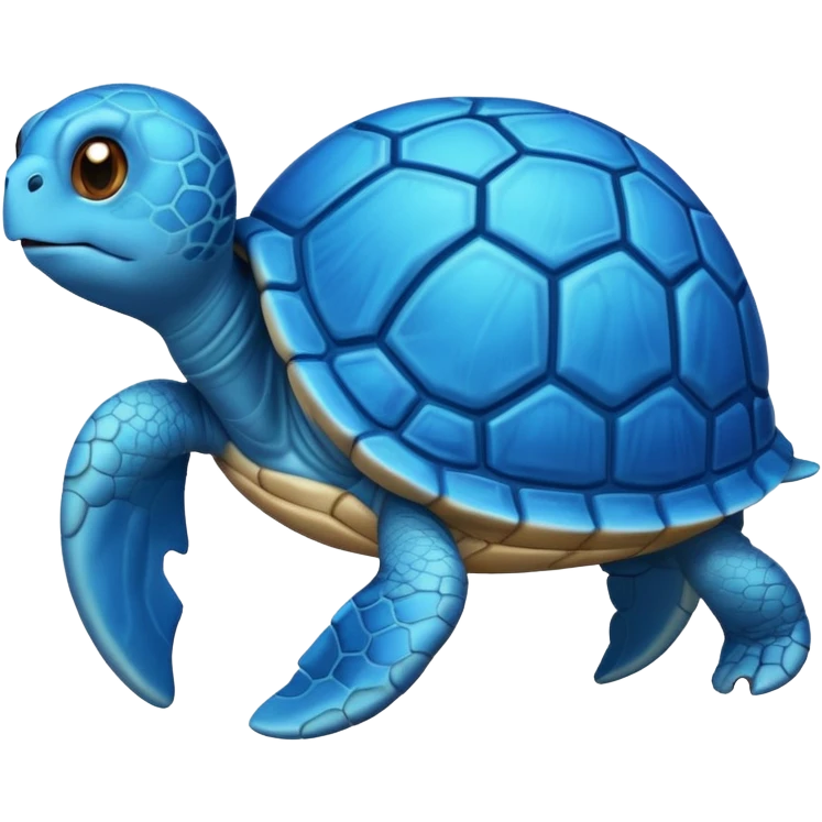 an apple-emoji blue turtle emoji