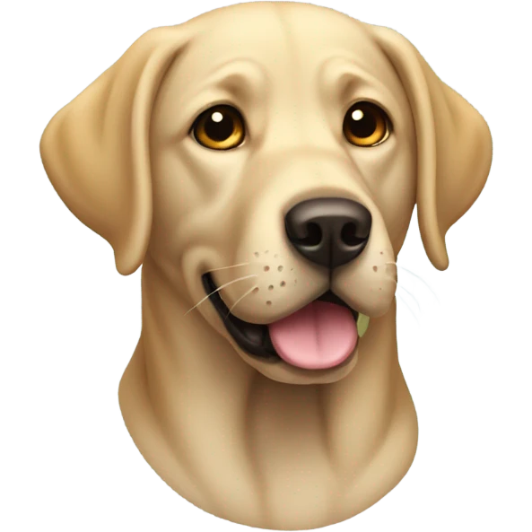 Labrador play  emoji