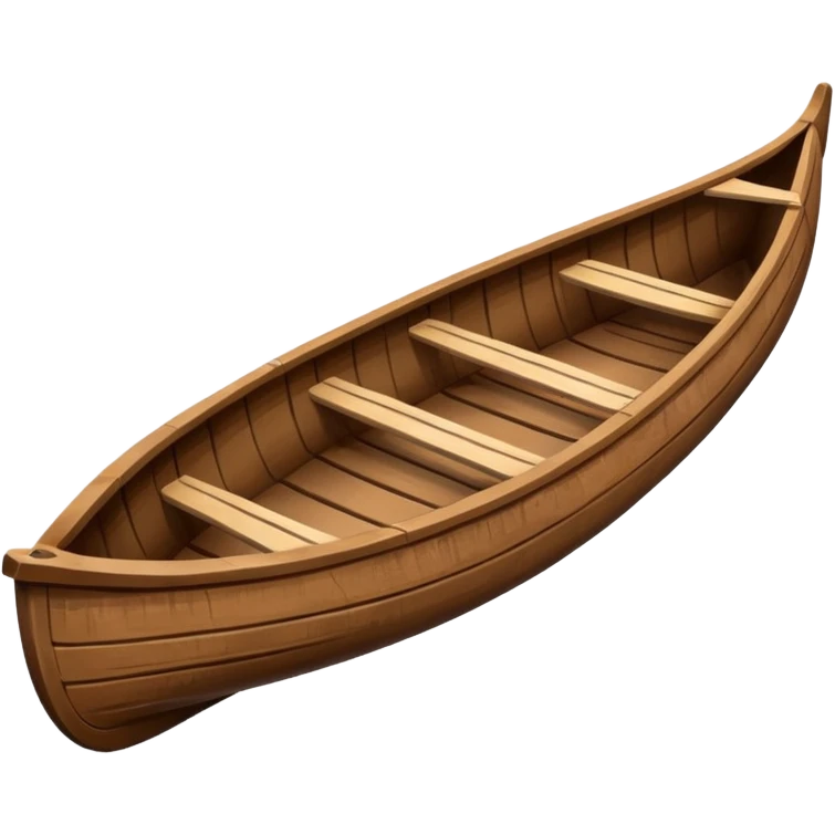 canoe small boat. emoji