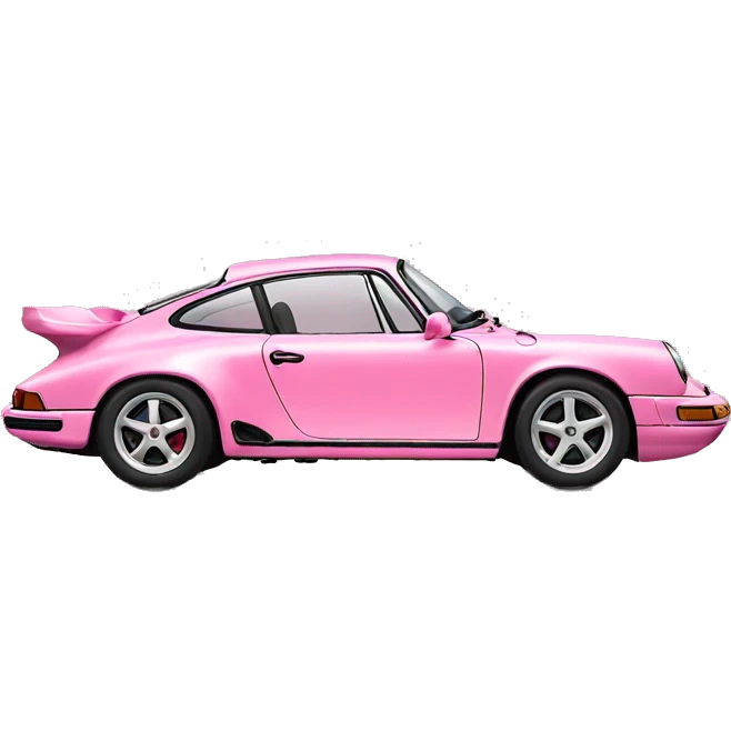 Pink Porsche  emoji
