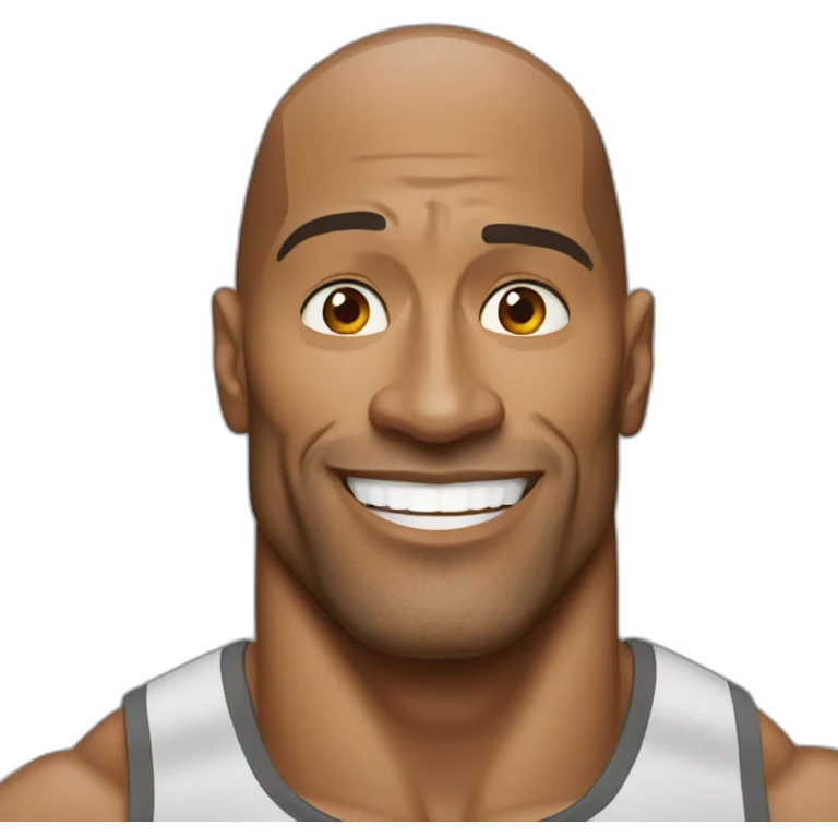 Dwayne Johnson emoji