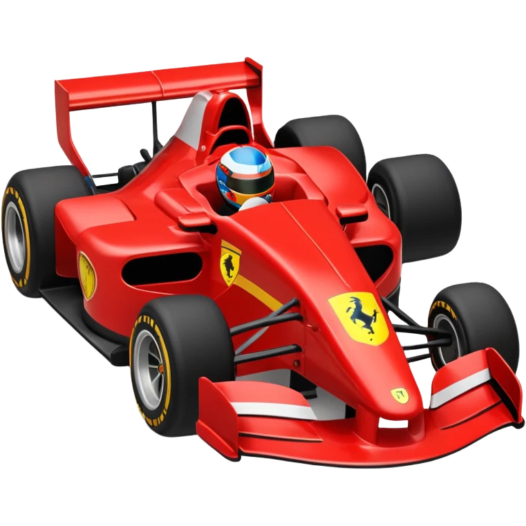 Ferrari F1 kart emoji emoji