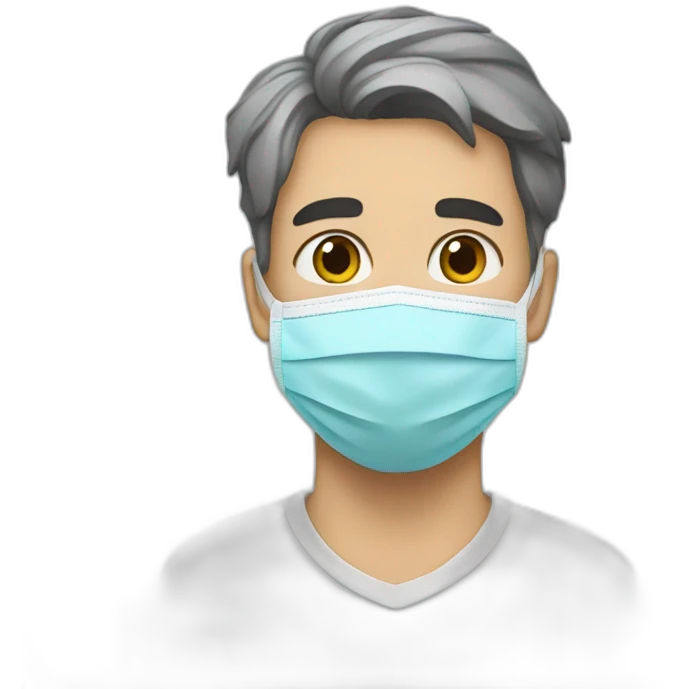 antoine dupont with face mask emoji