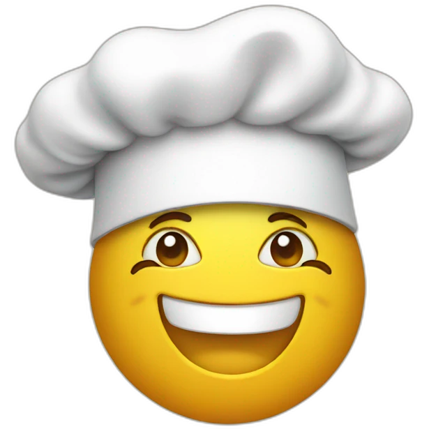 Food with chef hat emoji