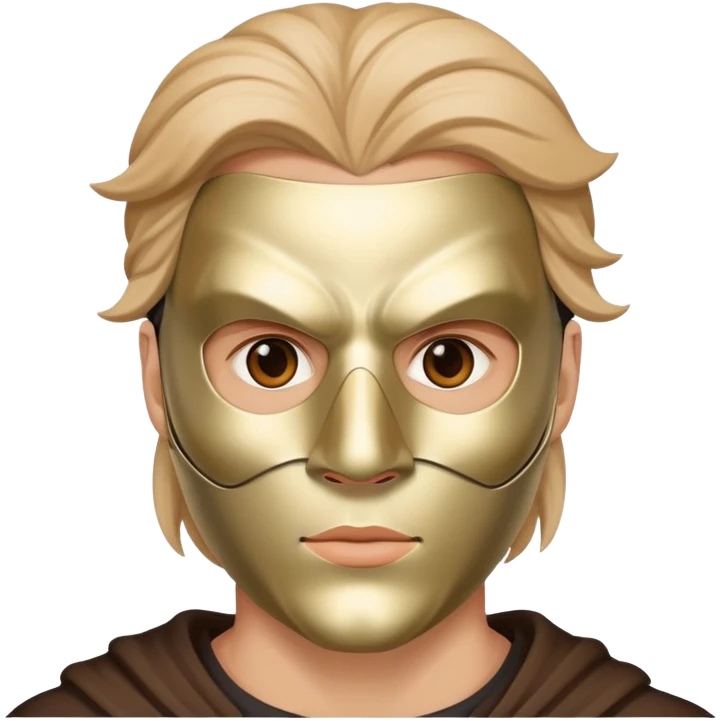 A hero wearing a full face shiesty mask emoji