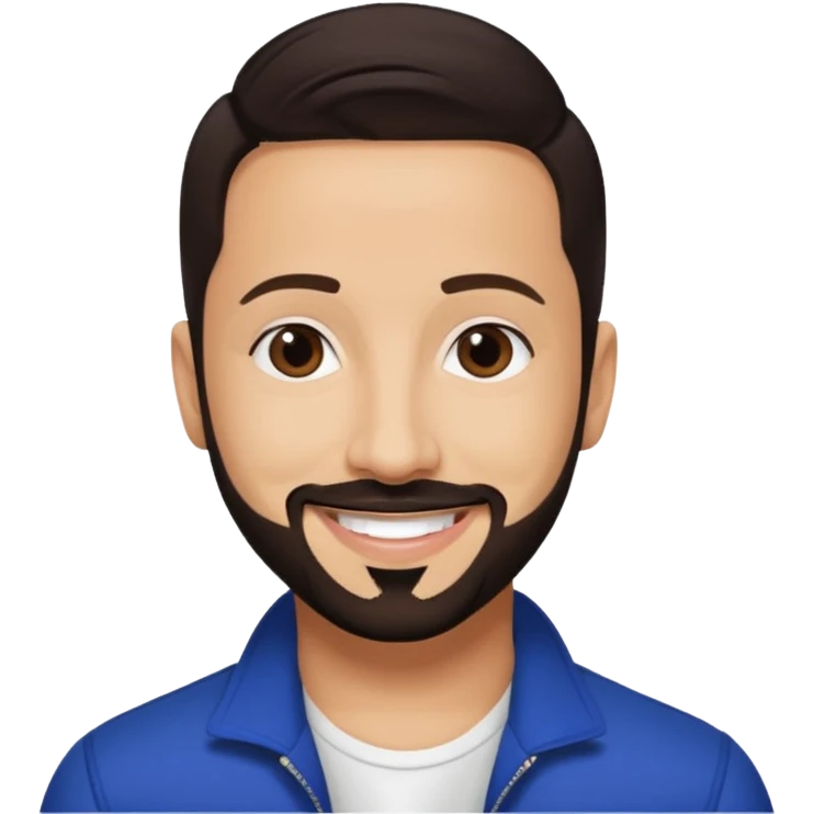 AJ McLean from Backstreet Boys with dark brown hair emoji