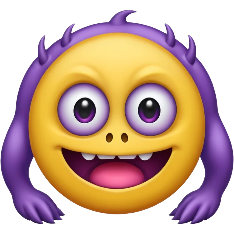 Der emoyi soll ein Monster sein emoji