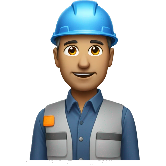 un ingeniero de contucion emoji