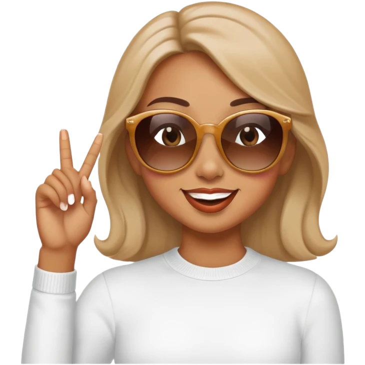 
Face Blowing a Kiss with Smiling Eyes and Sunglasses emoji