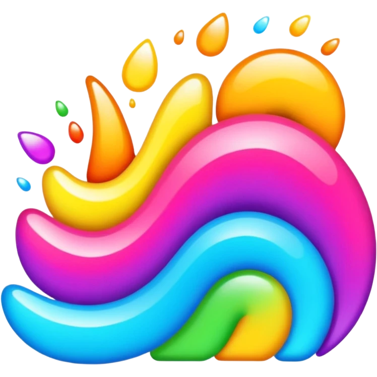 Colores juntos como se la tablet estuviera trabada emoji