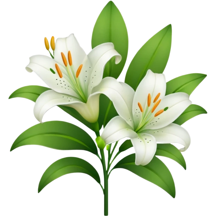lillies emoji