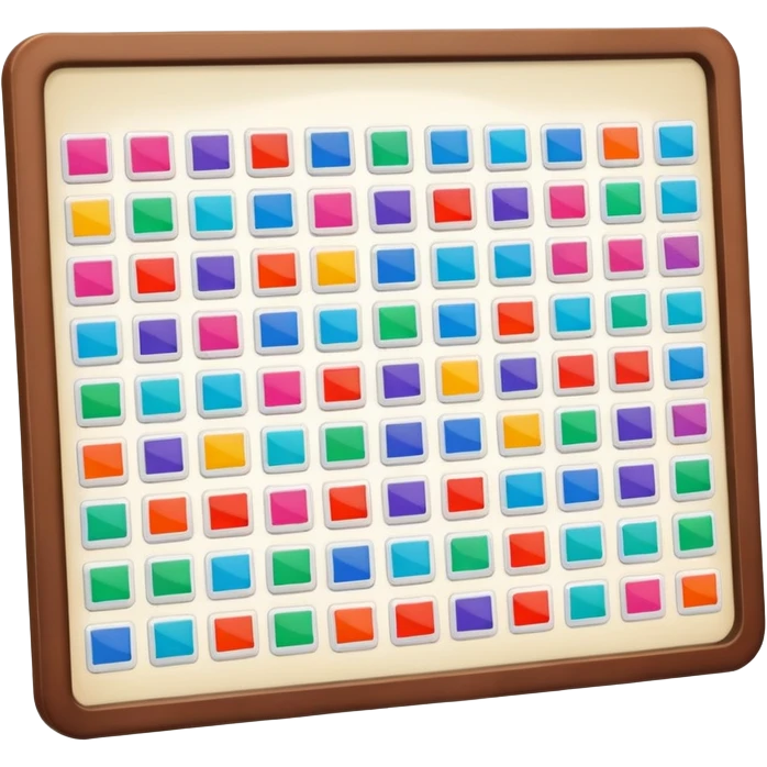 board with many polaroid photo emoji