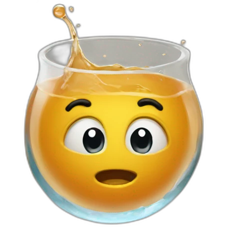 dribble liquid emoji