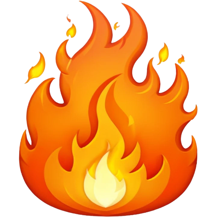 me un fuego pixeleado emoji