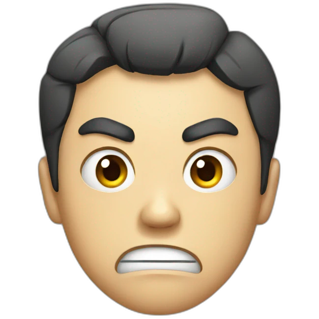 angry Korean  emoji