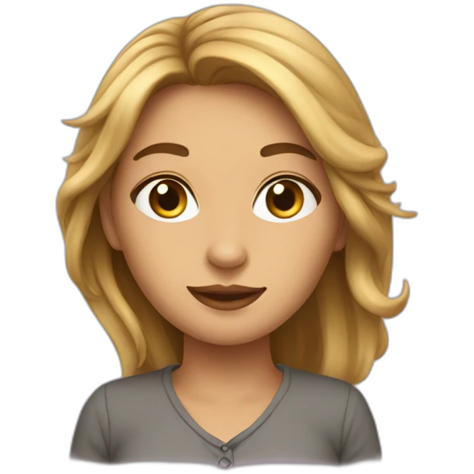 chatte d'une femme emoji