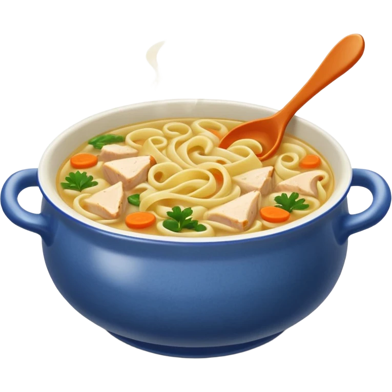 Chicken noodle soup  emoji