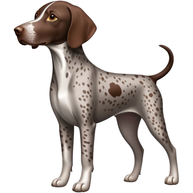 Liver roan German Shorthaired Pointer  emoji