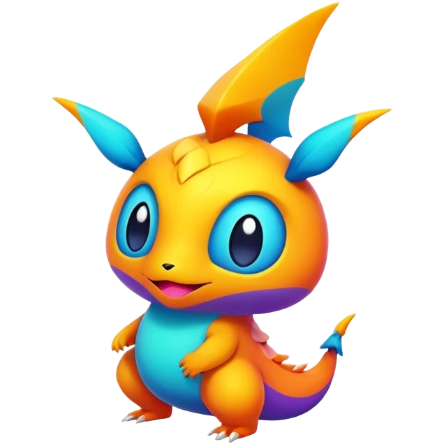 Vibrant Fakémon-creature emoji