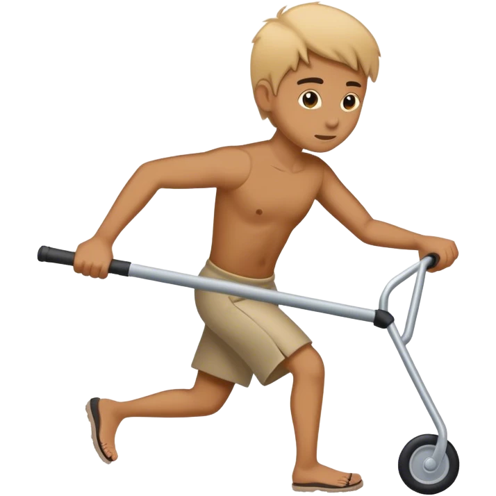 person that drags something emoji