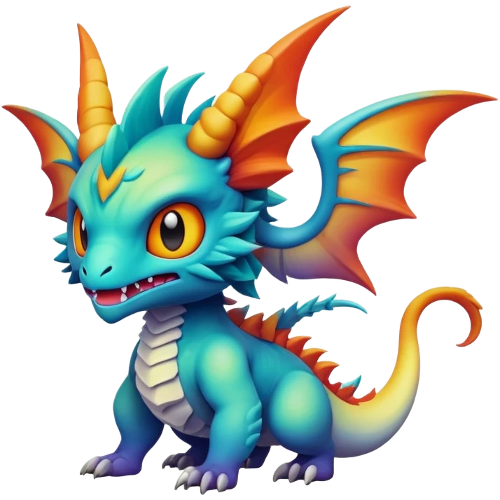  legendary complex detailed gradients aesthetic-Fakémon-creature-scenery emoji