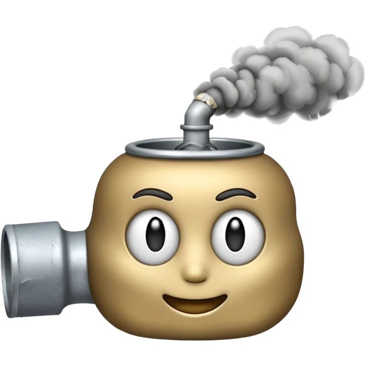 Emoji smoking crack pipe emoji