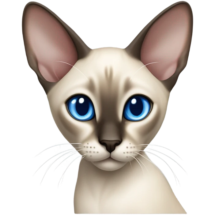 Oriental siamese cat emoji